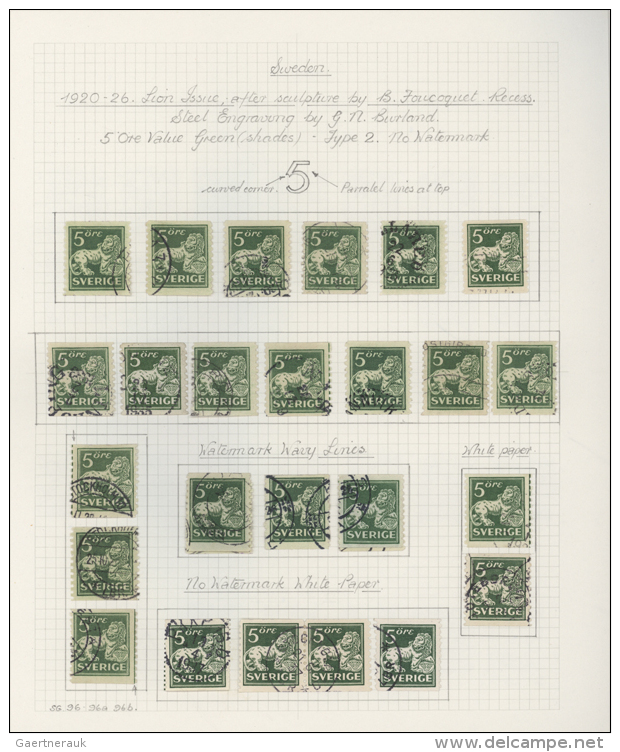 1910/1950 (ca.), Deeply Specialised Collection In Four "Frank Godden" Albums With Definitives, Commemoratives And... - Autres & Non Classés