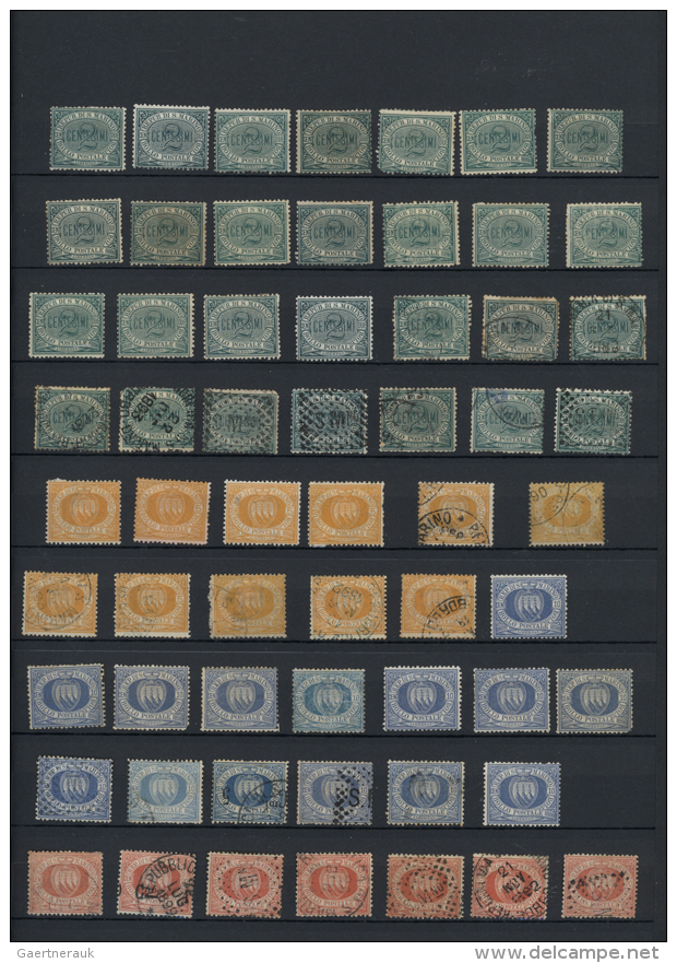 1877/1951, Used And Mint Accumulation In A Stockbook, Varied Condition, Comprising Especially A Strong Section... - Autres & Non Classés