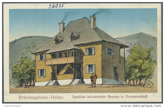 Ca. 1898/1930, Reichhaltiger Posten Mit 3.800 Alten Ansichtskarten. Neben Zahlreichen Karten Aus Bukarest Und... - Autres & Non Classés