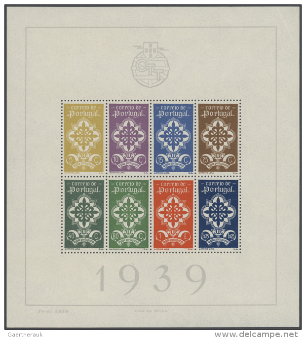 1940/1949, Lot Von 17 Blocks, Etwas Unterschiedliche Erhaltung: Block 1, 2 (2), 3, 4 (3), 7 (3), 8 (2), 10, 13, 14... - Autres & Non Classés
