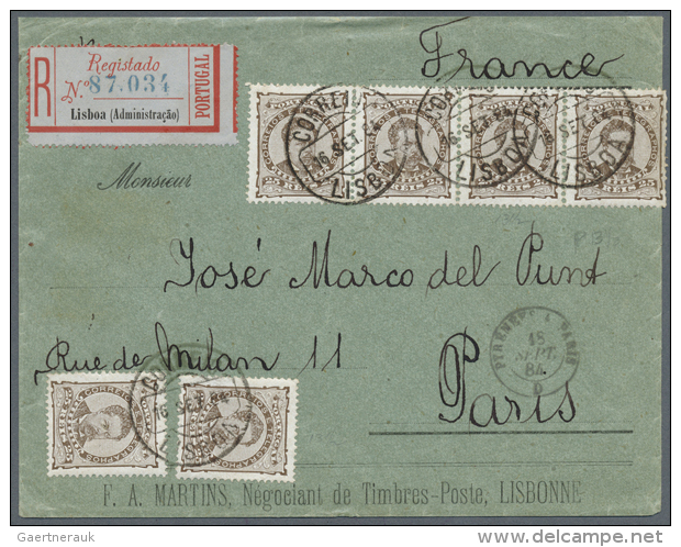 1884/1910, Lot Of Ten Better Covers (single Lots) With Attractive Frankings, Nice Combinations, Multiple Frankings,... - Andere & Zonder Classificatie