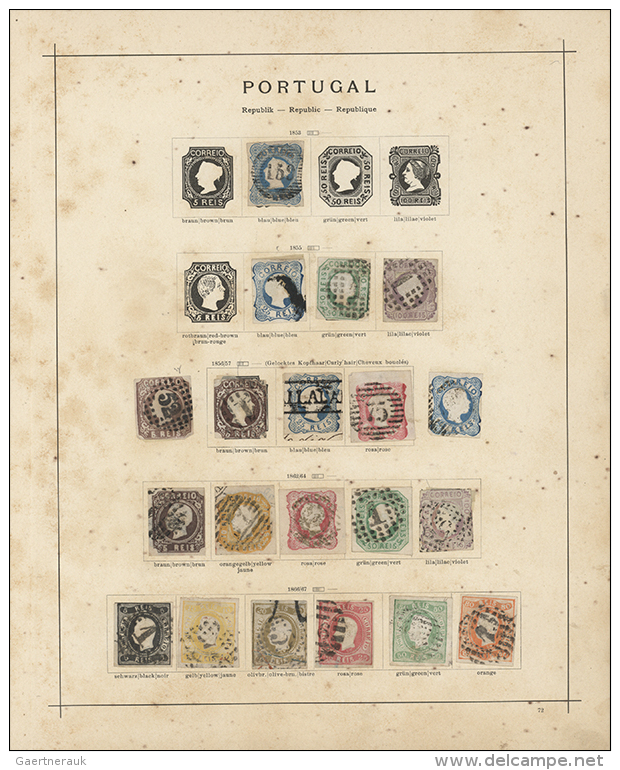 1853/1913, Used And Mint Collection On Album Pages, Varied Condition, Many Better Issues Of Early Period, E.g. 1855... - Autres & Non Classés