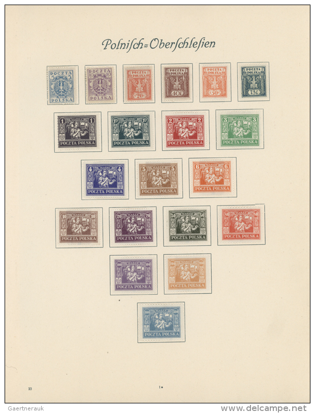 1922/1923, Definitives 5 F. To 300 M., 20 Values, 2 Complete Sets, Mint And C.t.o. (D) - Autres & Non Classés