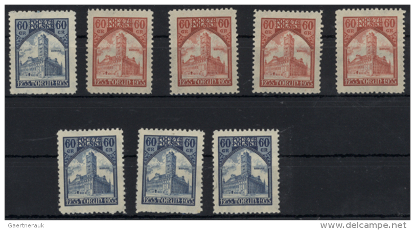 1933/1948, U/m Assortment Of Interesting Issues, E.g. Six Copies 1933 Thorn 60gr. Blue, Exile Government 1943... - Autres & Non Classés