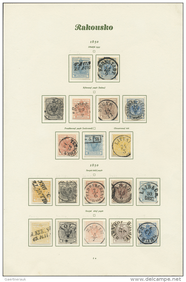 1855 (ca.), Sammlungspartie Von 19 Marken Der Ersten Ausgabe In Ausgesucht Sch&ouml;ner Qualit&auml;t. (D) - Autres & Non Classés