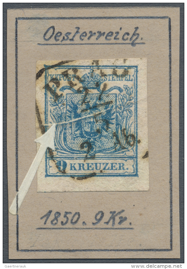 1850/1920 (ca.), Saubere Sammlungspartie Von 46 Marken Mit Abarten Und Besonderheiten, Dabei Farbige Entwertungen,... - Autres & Non Classés