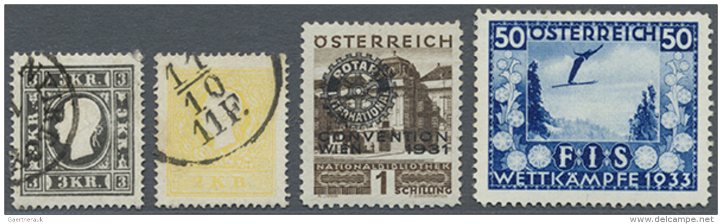 1850/1934, Sauberes Lot Auf Verkaufsk&auml;rtchen, Dabei Sch&ouml;ner Teil Klassik Mit Besseren Werten, Erste... - Autres & Non Classés