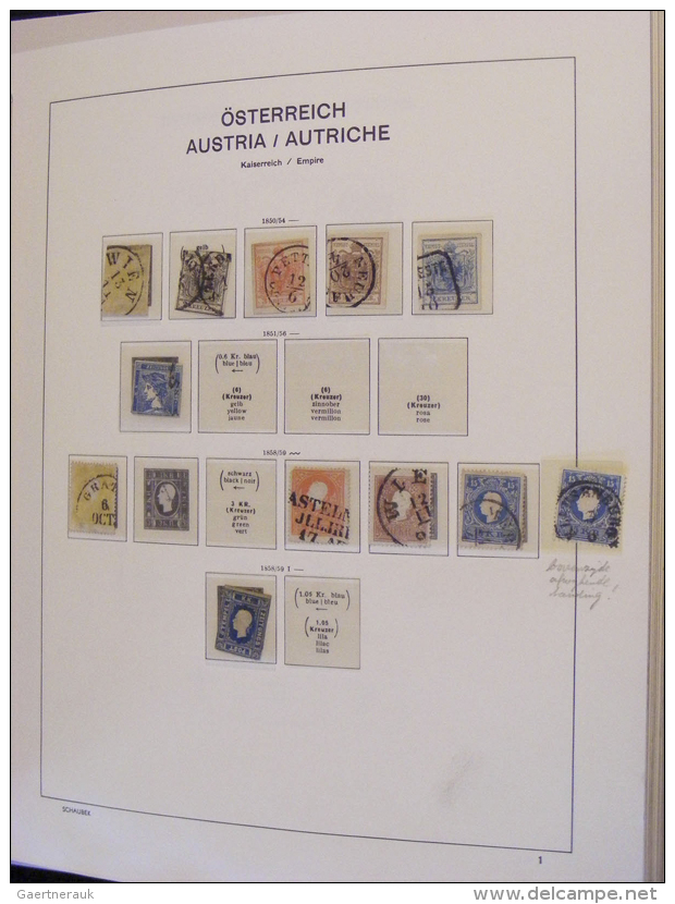 1850/1999: Gut Gef&uuml;llte, Gemischt Postfrisch, Ungebraucht Und Gestempelt Zusammengetragene... - Autres & Non Classés