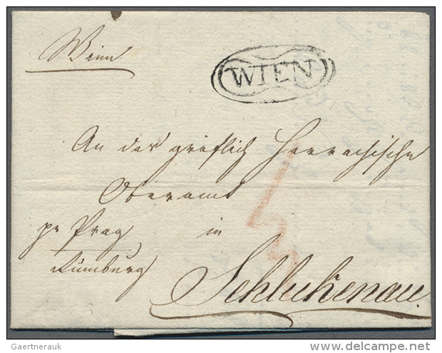 1818/1849 (ca.), Bestand Von Ca. 40 Faltbriefen Mit Einer Sch&ouml;nen Stempelvielfalt Dabei Auch Kleinere Orte,... - ...-1850 Préphilatélie