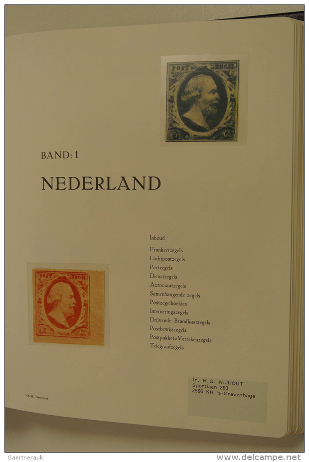 1852/2002: Well Filled, Mostly Used And Somewhat Specialised (a.o. Some Plate Flaws) Collection Netherlands... - Autres & Non Classés