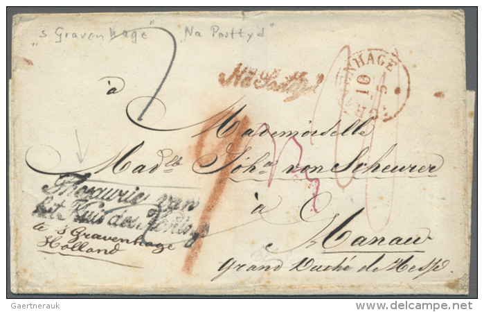 1733/1862, Partie Von Knapp 40 Grenz&uuml;berschreitetenden Briefen Vom Und In Das Ausland Mit Verschiedensten... - ...-1852 Préphilatélie