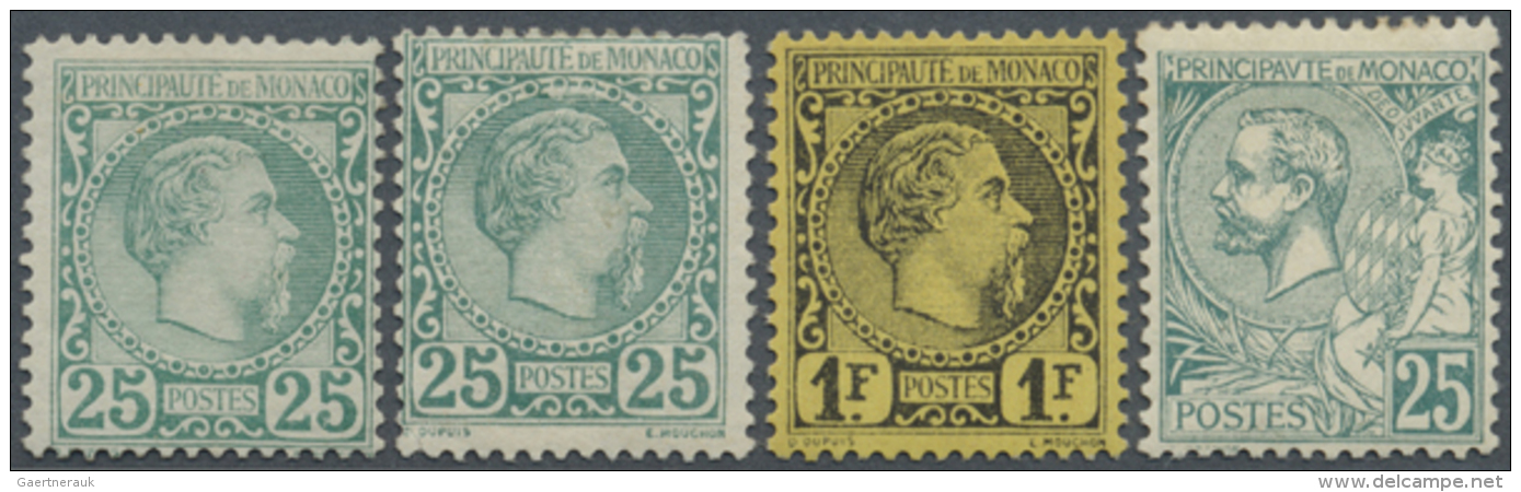 1885/1920, Sauberes Lot Von 16 Werten, Dabei MiNr. 6 (2), MiNr. 9 Postfrisch (Maury 2.900,- &euro;), 16... - Autres & Non Classés