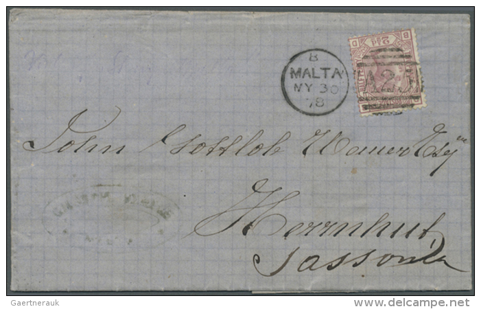 1878/1951: Group Of 40 Postal Stationeries, Covers And Cards Used To Germany (mostly), Austria, Belgium,... - Malte