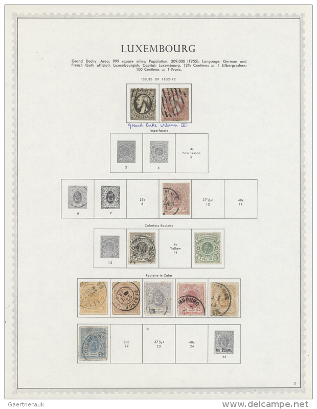 1852/1960 (ca.), Mint And Used Collection In A Binder, Few Slightly Varied Overall Good Condition, From 1852-1856... - Autres & Non Classés