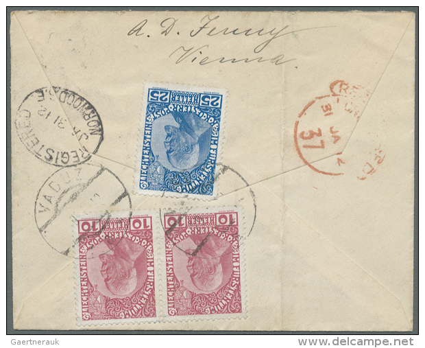 1912/1946, Kleine Sammlung Von 16 Briefen/Karten/gebrauchten Ganzsachen, Augenscheinlich Nur Bedarfspost, Dabei... - Autres & Non Classés