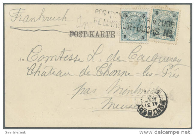 1900/1921, Lot Von 9 Briefen Und Karten Sowie Einem Briefst&uuml;ck, Auch &Ouml;sterreich-Ganzsachen Teils Mit... - Autres & Non Classés