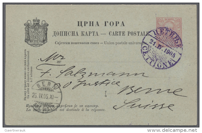 1864/1953 (ca.), Interesting Accumulation Incl. Montenegro, Serbia, Croatia And Bosnia (Austrian Post) With 19... - Autres & Non Classés