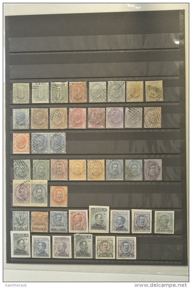 Small Used Collection Italy With Overprint "estero" Including (Sassone No's): 1, 2, 3, 5-8, 9 (2x), 10, 12-14,... - Non Classés