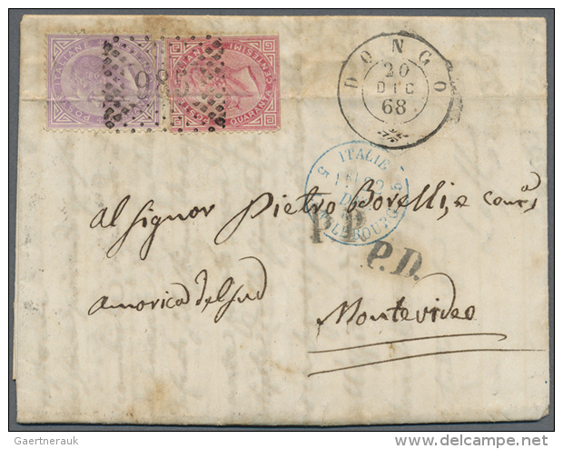 1863/1960's: Group Of 62 Covers, Postcards, FDCs And Postal Stationery From Italy (mostly), San Marino And Vatican,... - Non Classés