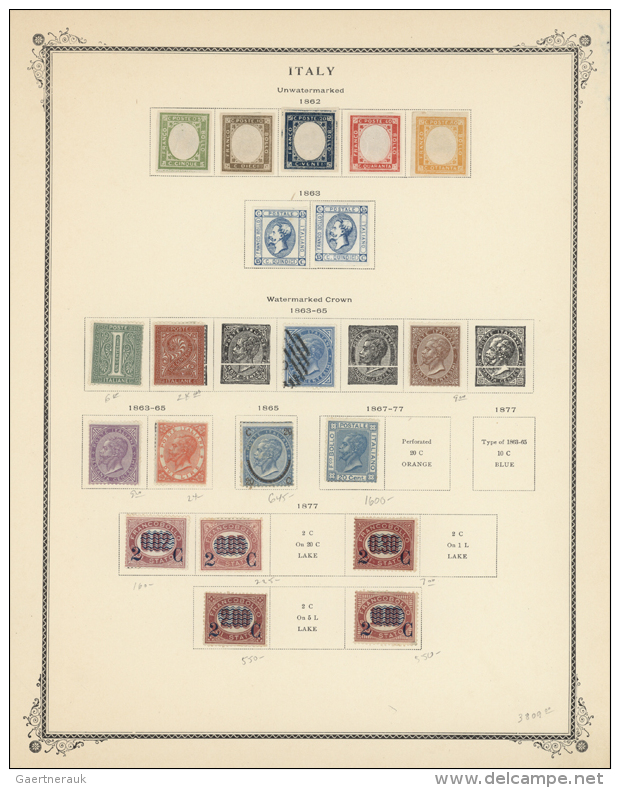 1862/1950, Chiefly Mint Collection In An Ancient Scott Album, Comprising Many Better Stamps, E.g. 1865 20c. On 15c.... - Non Classés