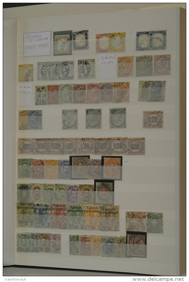 1861/1945: Wonderful Used Collection, Mainly Very Fine Condition And With Nice Round Cancellations Incl. 1863 And... - Zonder Classificatie