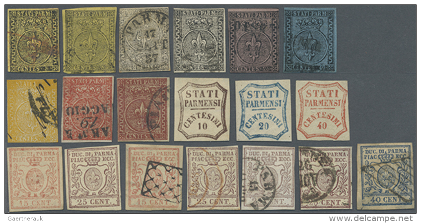 1851/1870 (ca.), Mainly Used Assortment Of Apprx. 270 Stamps, Varied Condition, Comprising An Interesting Section... - Etats Pontificaux