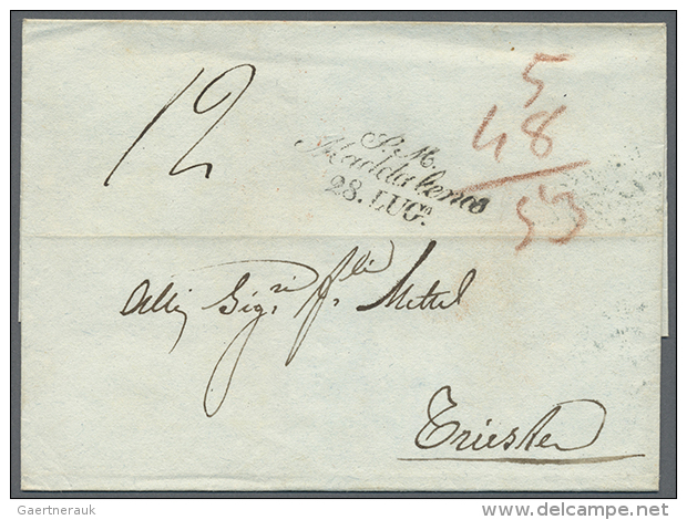 1810/1850 (ca.), Holding Of More Than 210 Pre-philatelic Covers Showing A Good Diversity Of Postmarks And Markings,... - ...-1850 Préphilatélie