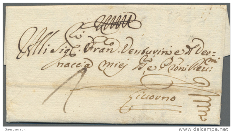 1690/1835 TOSCANA: Small Lot Of 17 Letters From Different Places In The Toscana. (D) - ...-1850 Préphilatélie