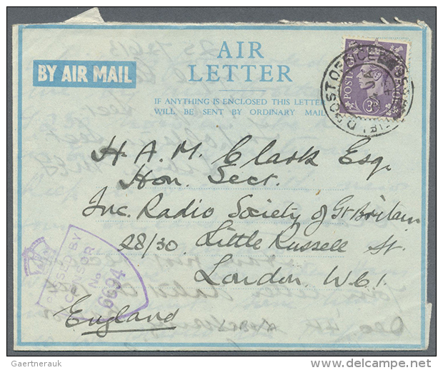 1944/1993 (ca.), FORCES MAIL: Accumulation With About 900 Unused And Used/CTO Forces Air Letters And Formular... - Autres & Non Classés