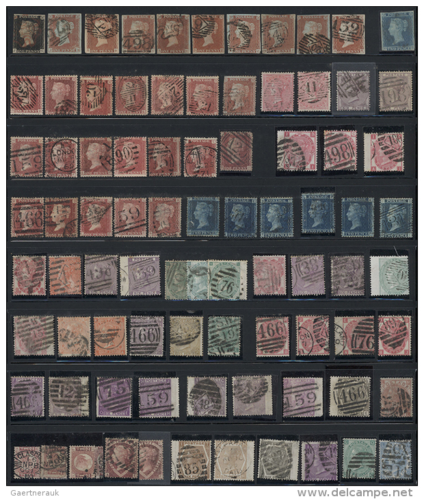 1840/1949, Used Collection Of Apprx. 700 Stamps With Main Value In The QV Issues, Slightly Varied But Overall... - Autres & Non Classés