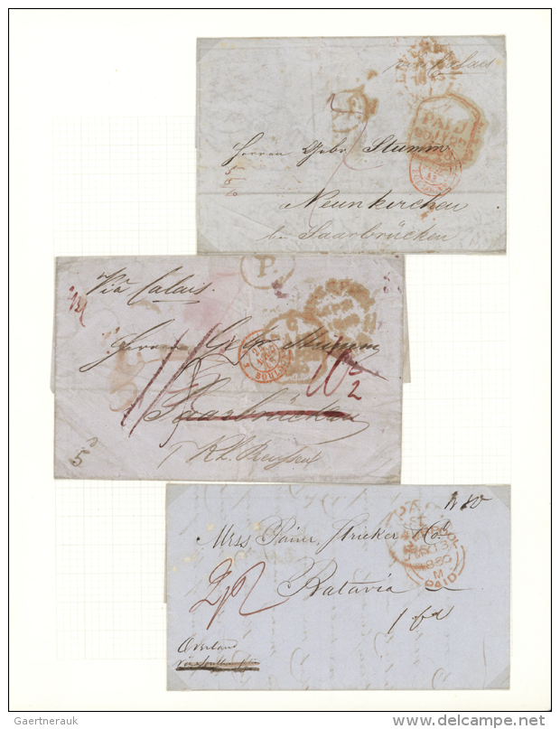 1797/1980 (ca.), Collection Of More Than 180 Covers/cards In Two Borek Binders, Comprising Many Interesting Items... - Autres & Non Classés