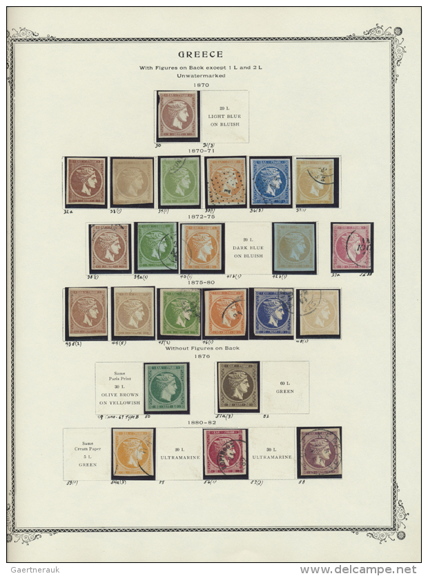 1861/1990, Gut Ausgebaute Sammlung Ab Den Hermesk&ouml;pfen Mit Zahlreichen Guten Ausgaben Der 20er Bis 50er Jahre,... - Autres & Non Classés