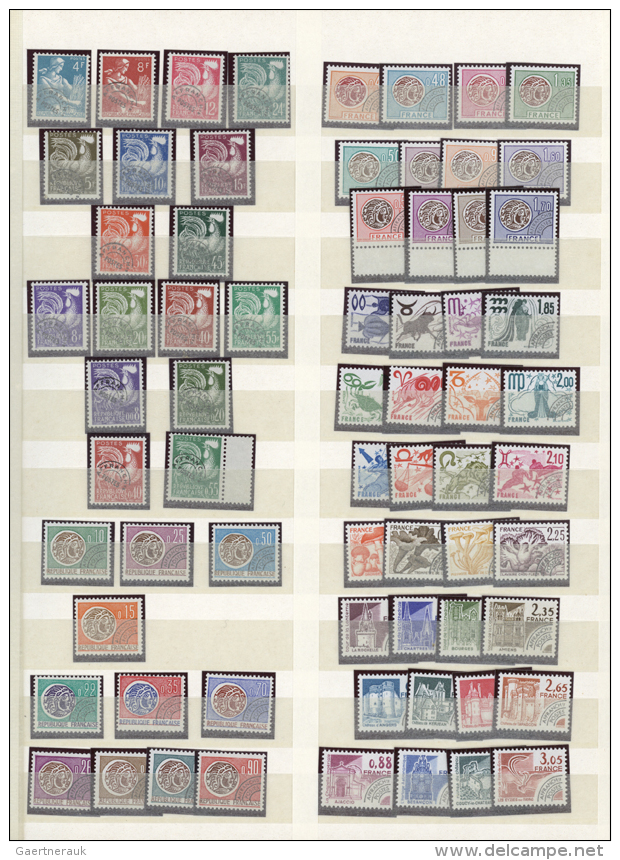 1954/1994, Komplette Postfrische Sammlung Der Vorausentwertungen Ex MiNr. 991/3042, Insgesamt 141 Marken Incl. Den... - Autres & Non Classés