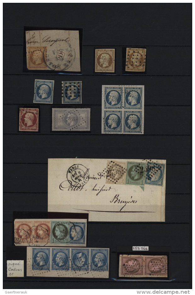 1852/1871, Specialised Assortment Of Napoleon And Ceres Issues With Many Better Items, PRESIDENCE Showing 10c.... - Autres & Non Classés