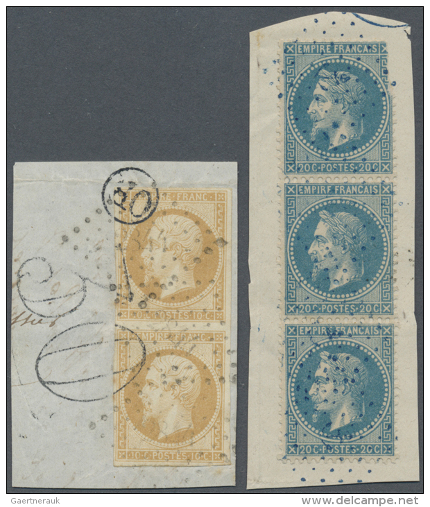 1852/1880 (ca.), Comprehensive Accumulation Of Several Hundred Stamps Of The Napoleon And Ceres Issues, Showing A... - Autres & Non Classés