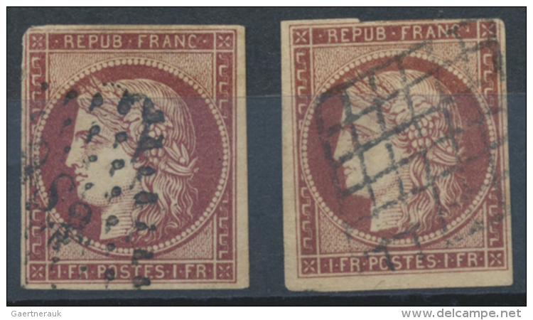 1849/1920 (ca.), Used And Unused Accumulation On Stockcards, Varied Condition, Many Better Values, Stated To... - Autres & Non Classés