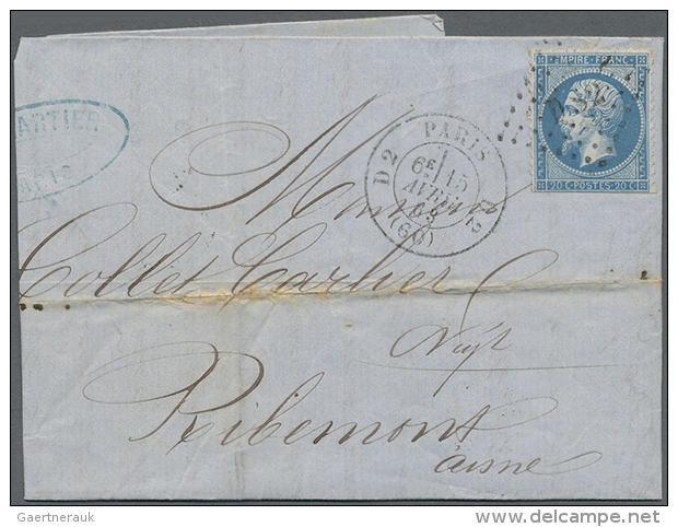 1693/1881, 93 Mostly Pre Philatelic Letters Sent To Or From PARIS Including Many European Destinations. (D) - Vide