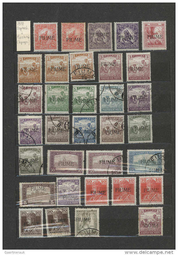 1918/1924, Mainly Mint Collection In An Album, Well Filled Throughout And Often Collected Severalfold, Showing... - Fiume