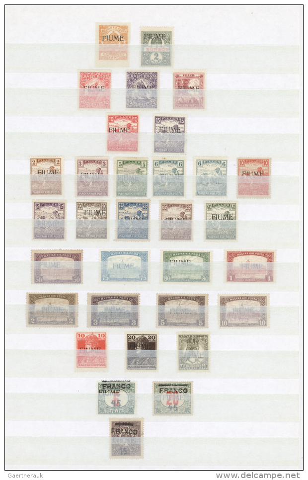 1918/1924, A Mint Collection Of Michel Nos. 1/195, Postage Dues 1/12, Military Mail Stamps 1/3 And Carnaro Islands... - Fiume