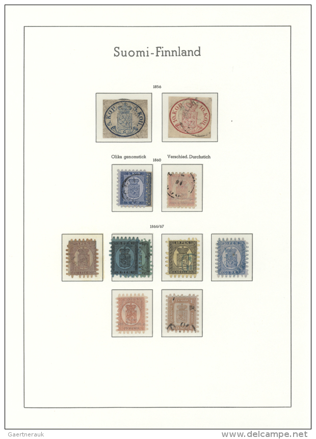 1856/1970, Used And Mint Collection In A Lighthouse Album, Varied Condition, From 1856 5kop. Blue And 10kop.... - Autres & Non Classés