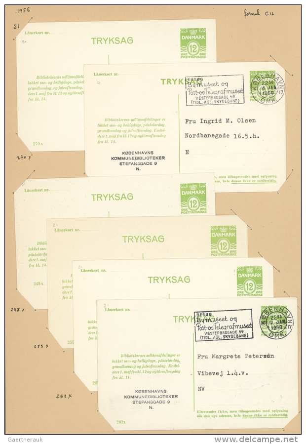 1946/1959, PRIVATE STATIONERY CARDS, Collection Of Apprx. 138 (mainly Unused) Items, Well Sorted Throughout With... - Entiers Postaux