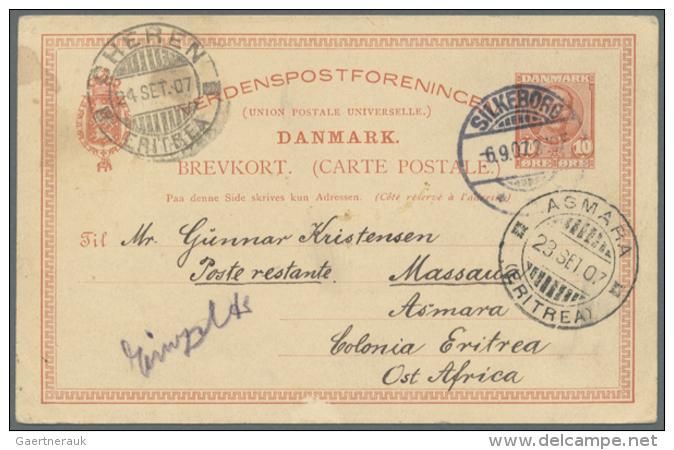 1808/1934, Lot Of Seven Better Entires (single Lots), Comprising Attractive Frankings, Registered Airmail,... - Autres & Non Classés