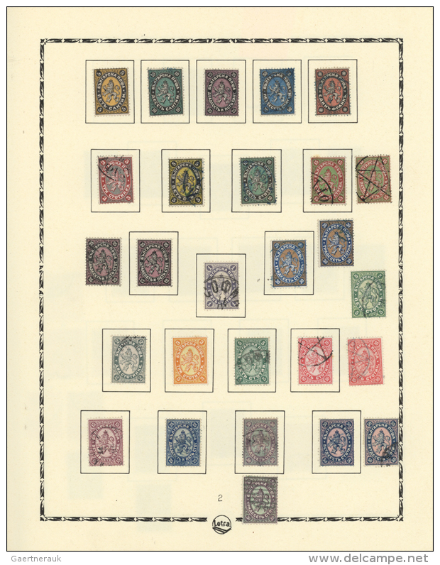 1879/1940, Used And Mint Collection In An Album, From Nice Part Early Issues, 1879 5c. To 1fr., 1881 3st. To 30st.... - Autres & Non Classés