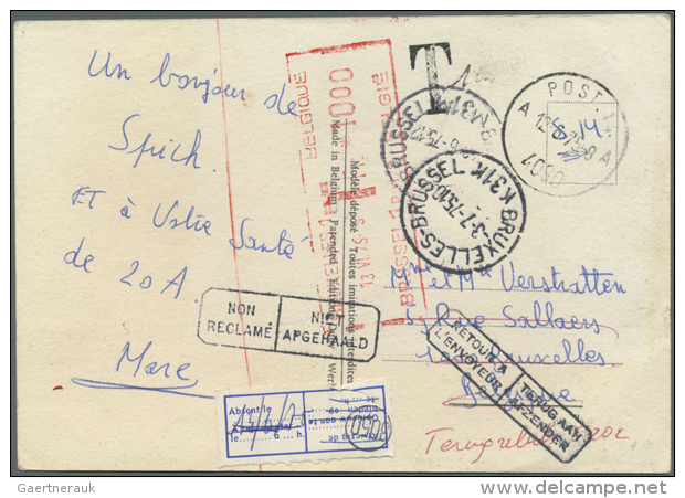 1944/2000, (ca.), 21000 Postcards And Letters After WW II: The Well Known Belgian "Post. 1-2-3-..." Military... - Autres & Non Classés