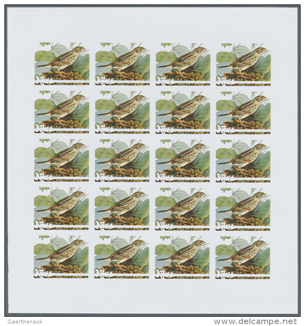 1985, Niue. Progressive Proofs Set Of Sheets For The Complete Issue Audubon Birth Bicentenary. The Issue Consists... - Autres & Non Classés
