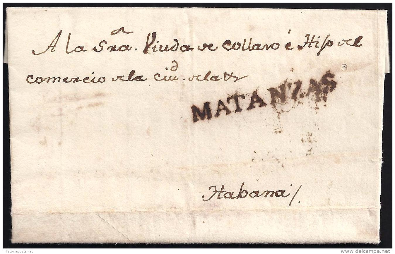 1840. ESPAÑA. SPAIN. PUERTO PRINCIPE A LA HABANA. - Prephilately