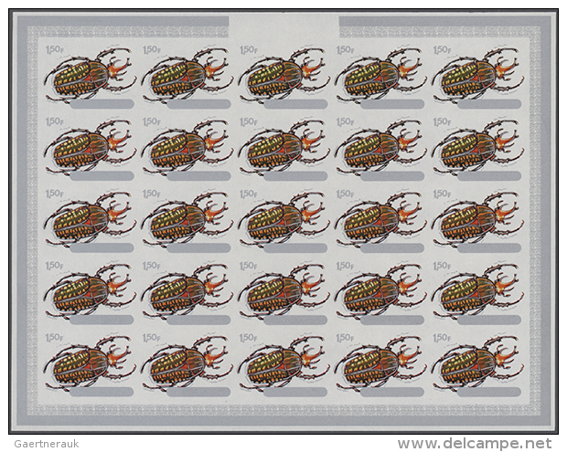 1970, Burundi. Progressive Proofs Set Of Sheets For The INSECTS Issue (stamp Sizes 39x28mm). The Issue Consists Of... - Autres & Non Classés