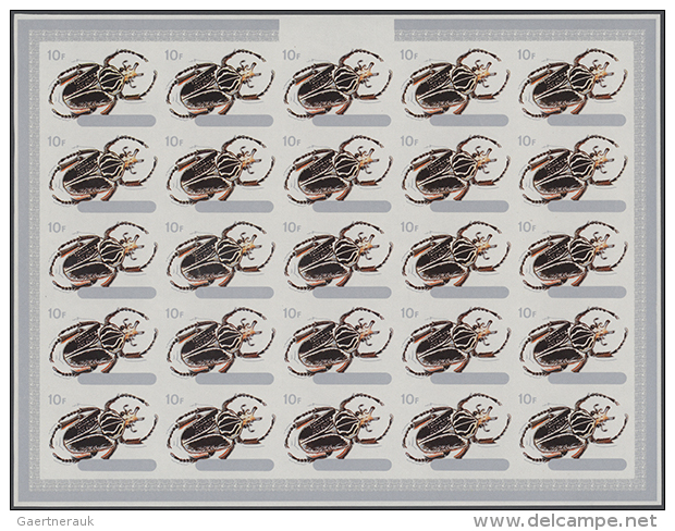 1970, Burundi. Progressive Proofs Set Of Sheets For The INSECTS Issue (stamp Sizes 46x32mm). The Issue Consists Of... - Autres & Non Classés