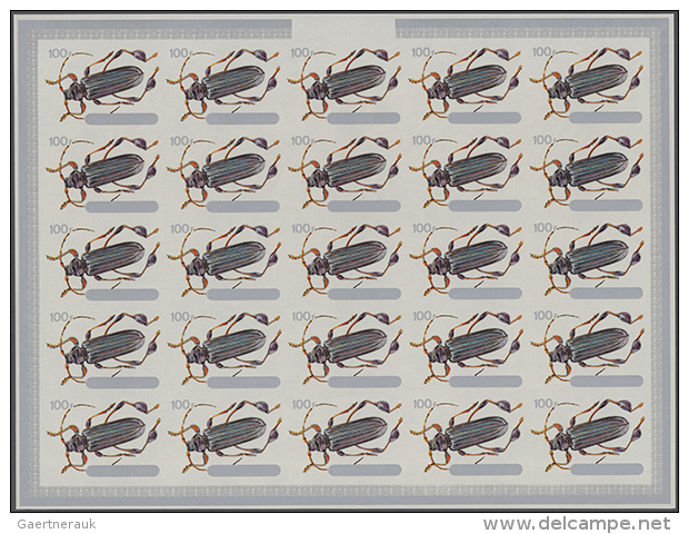1970, Burundi. Progressive Proofs Set Of Sheets For The INSECTS Issue (stamp Sizes 52x36mm). The Issue Consists Of... - Autres & Non Classés