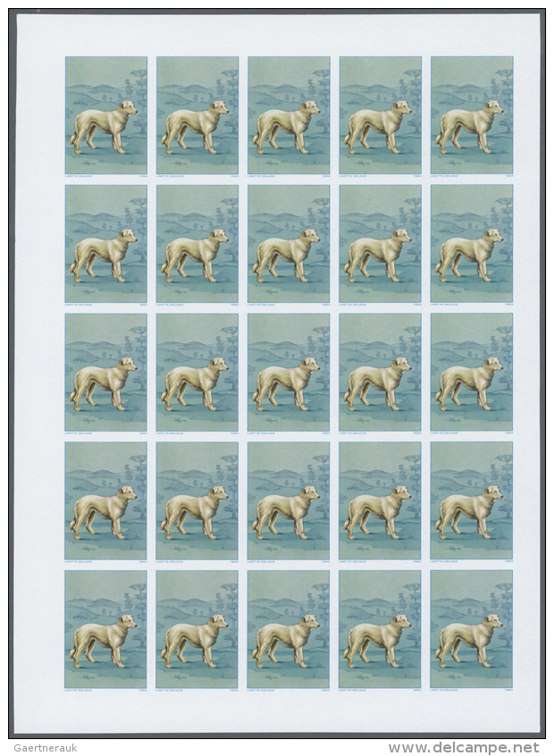 1984, Morocco. Progressive Proofs Set Of Sheets For The Issue NATIVE DOGS. The Issue Consists Of 2 Values Showing... - Autres & Non Classés